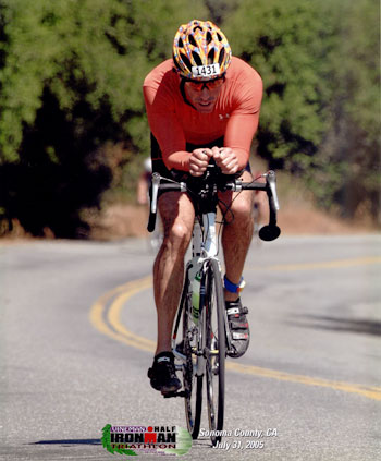 Peter Sheridan - Vineman Half Ironman Triathlon, Sonoma County, CA July 31 2005